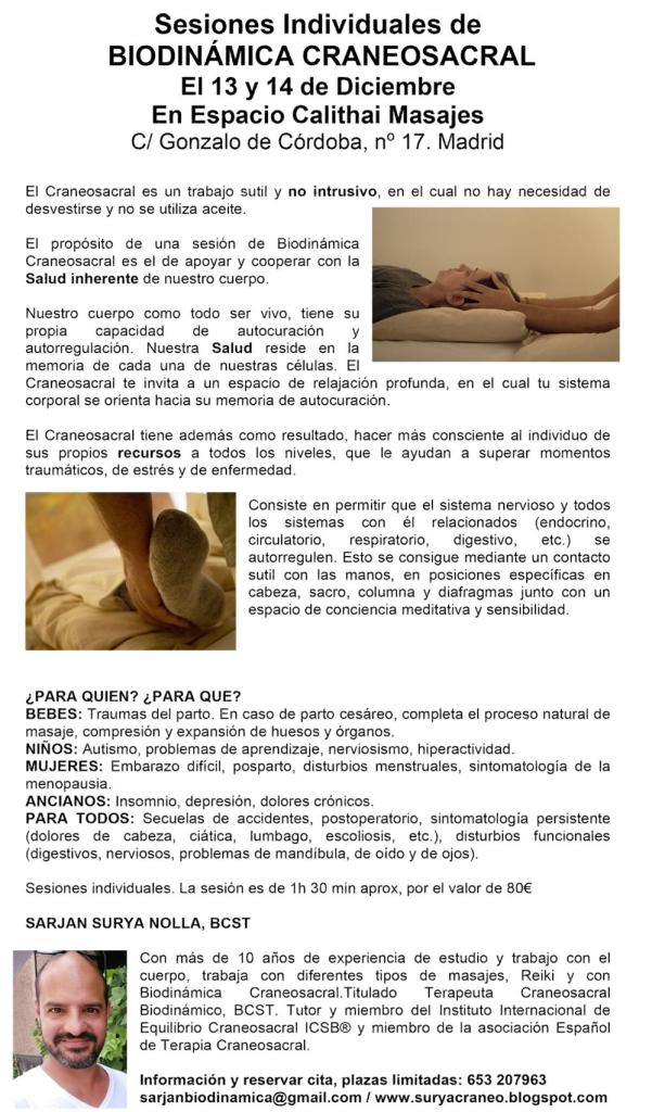 Sesiones craneosacral